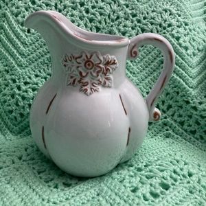 Bella Casa By Gantz Pumpkin Shape Water Pitcher